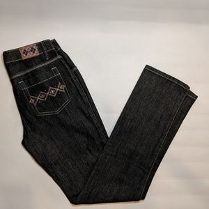 Arizona Womens Skinny Jeans Dark Blue Size 16 NWT